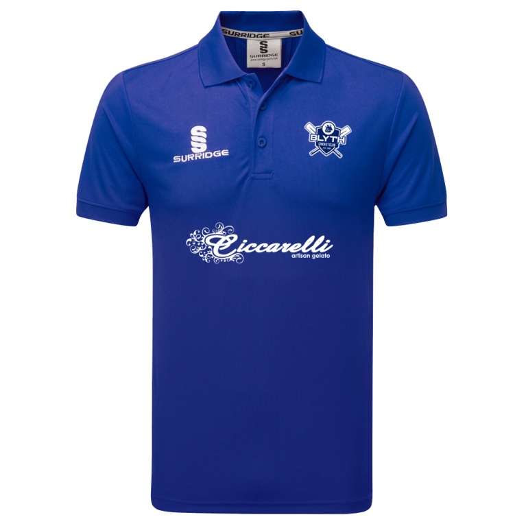 Blyth CC - Dual Solid Colour Polo : Royal