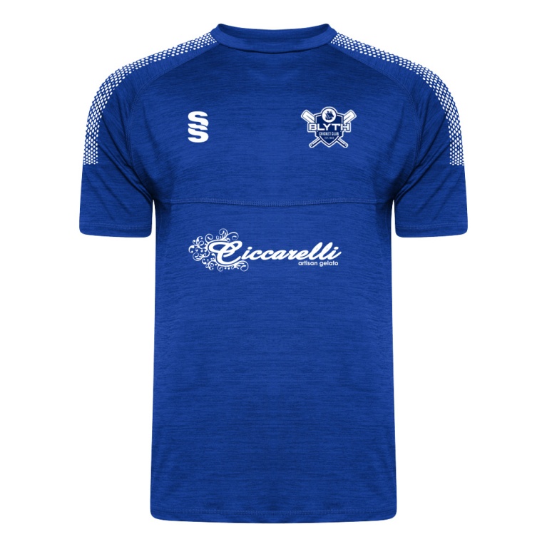 Blyth CC - Dual Gym T-shirt : Royal Melange